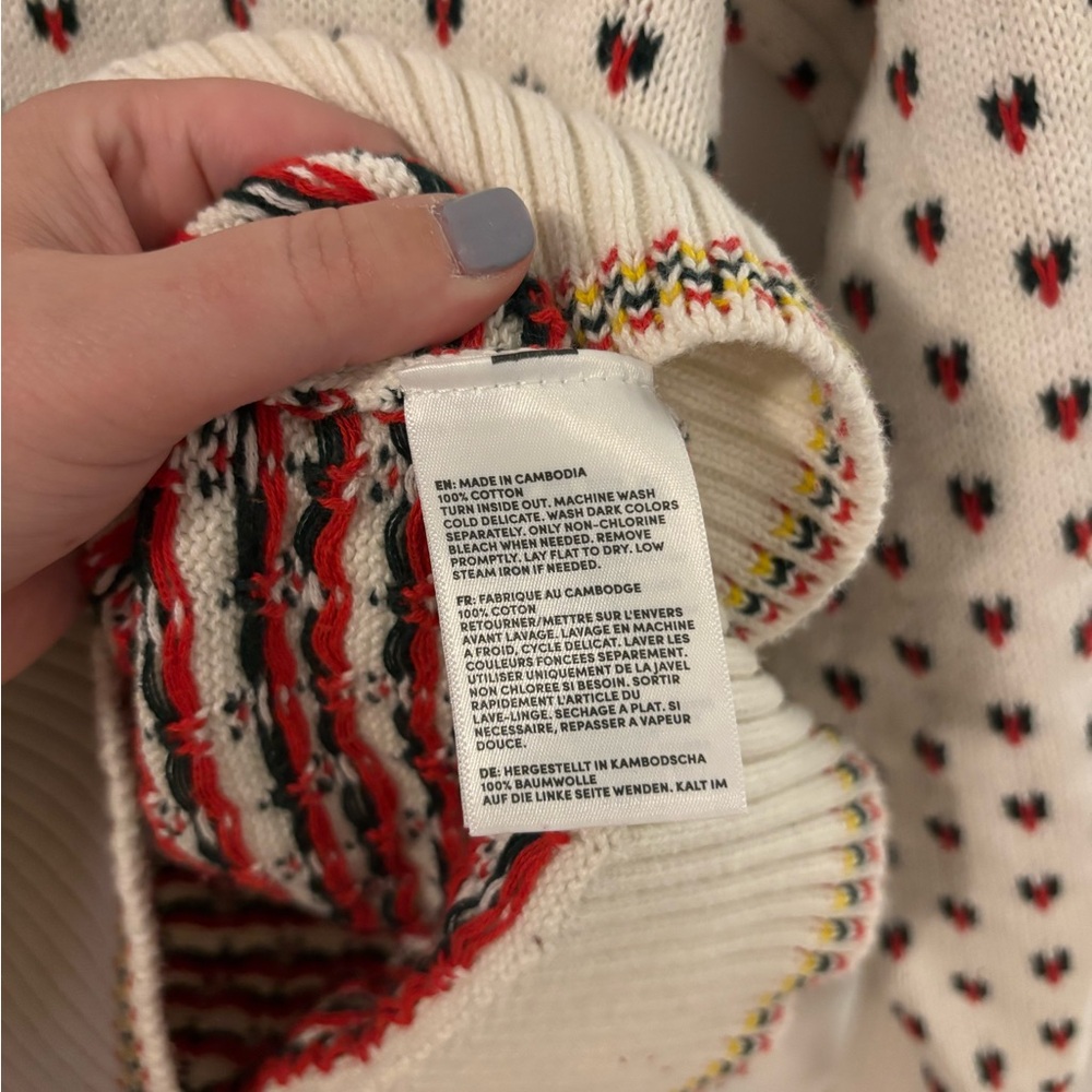 Vintage Quiet Luxury Romantic Feminine Cottagecore Lands' End Sweater Small - Picture 3 of 5